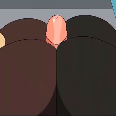 the amazing world of gumball, gumball watterson, nicole watterson, penny fitzgerald, zaviel, buttjob, cumshot, double buttjob, furry, hot dogging, hotdogging, incest, mother and son, animated, mp4