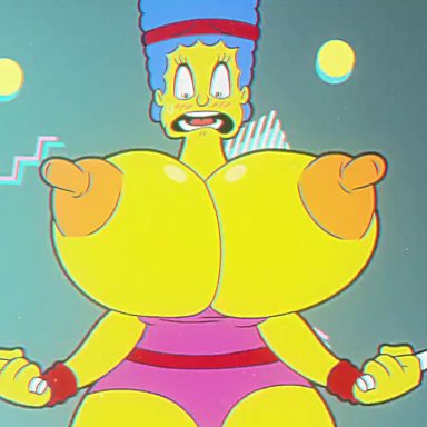 20th century fox, 20th century studios, the simpsons, marge simpson, drawsputin, 1girls, big ass, big breasts, bottom heavy, breasts, bust, busty, chest, curvaceous, curvy