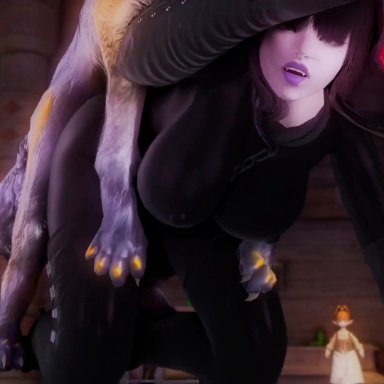final fantasy, final fantasy xiv, viera, cutebuneira, acceptance of new life, black hair, bodysuit, bunny ears, canine, catsuit, clothed, clothed feral, clothed rape, clothed sex, degradation