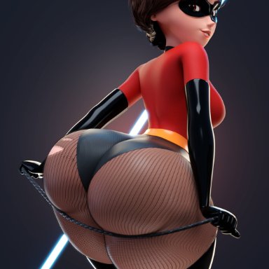 disney, pixar, the incredibles, the incredibles 2, elastigirl, helen parr, smitty34, 1girls, ass, ass focus, big ass, big butt, curvaceous, curves, curvy